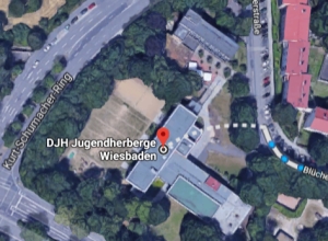 Jugendherberge von oben